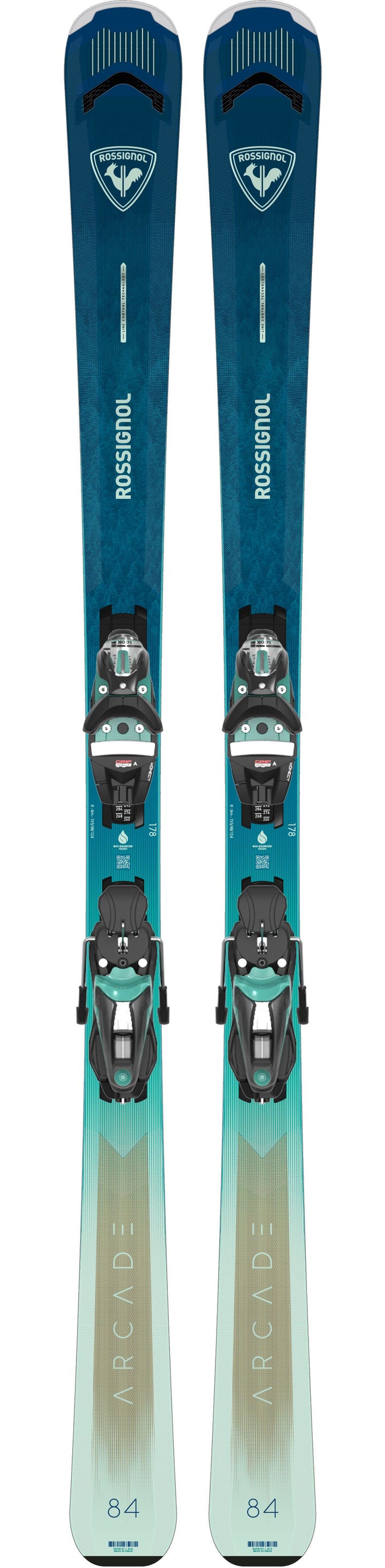 Rossignol Arcade W 84 Womens Ski Package 