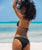 Roxy Beach Classics Mod Tiki Tri Mini Bikini 