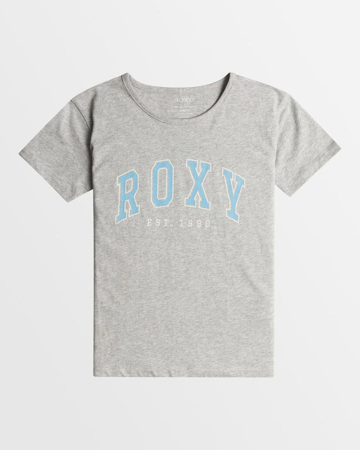 Roxy Day And Night Youth T-Shirt Heritage Heather 8Y 