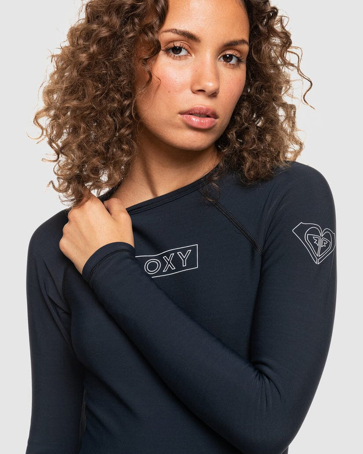 Roxy Heater Long Sleeve One Piece Swimsuit 