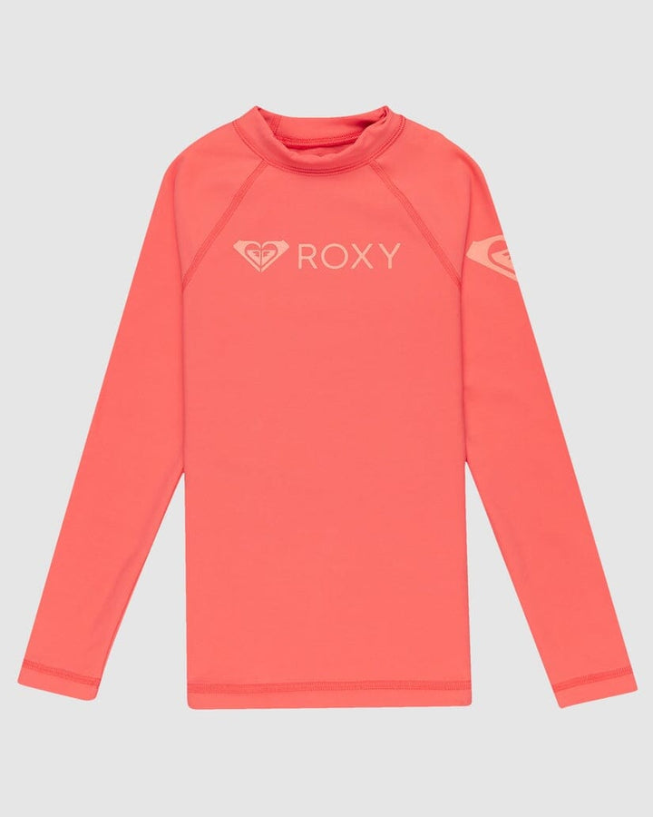 Roxy Heater Lycra Long Sleeve Youth Rash Vest 