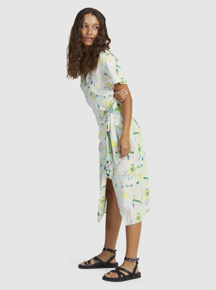 Roxy Indigo Sand Wrap Dress 