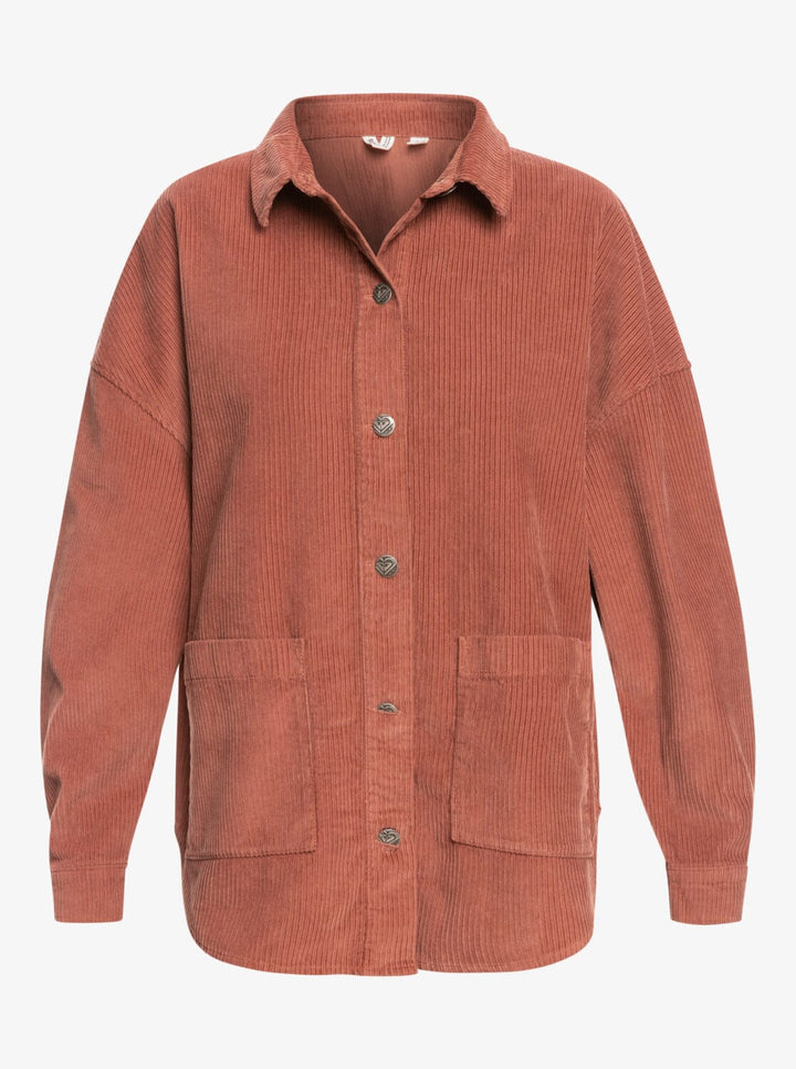 Roxy Kick Back Washed Cord Shirt 