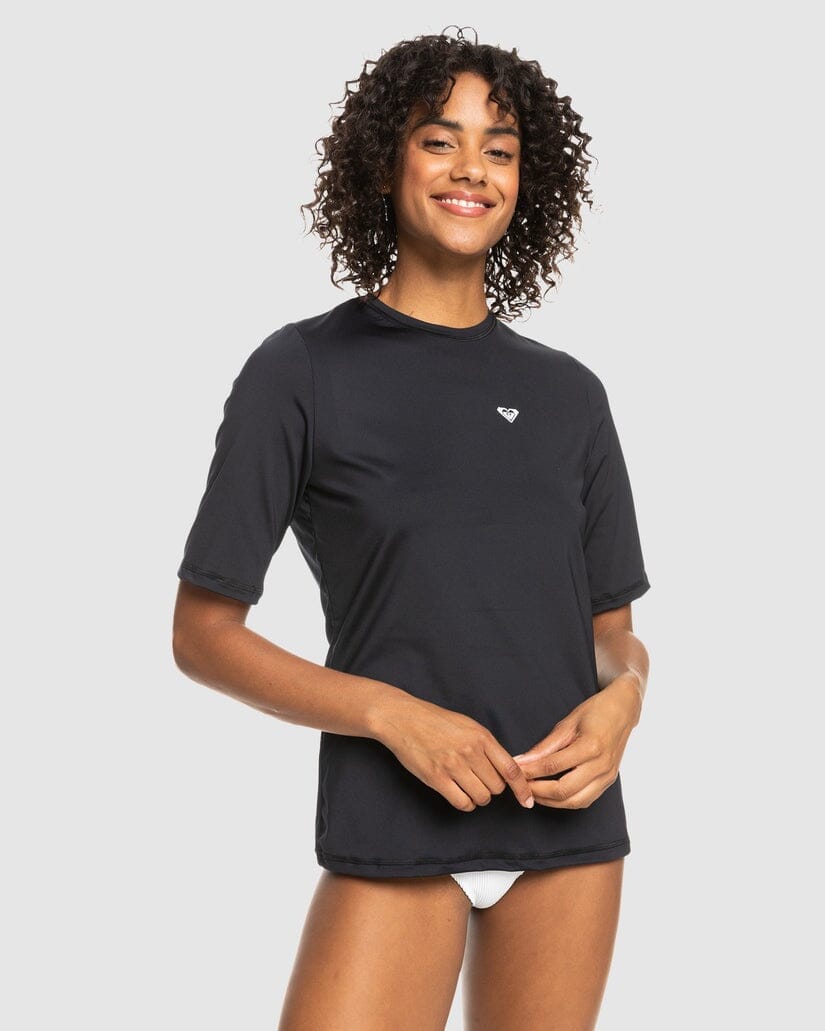 Roxy New Enjoy Waves UPF 50 Surf T-Shirt 