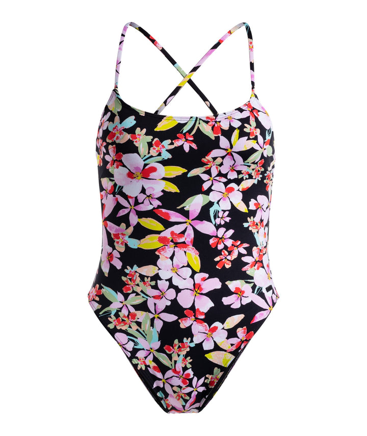 Roxy Printed Beach Classics High Leg One Piece Swimsuit 