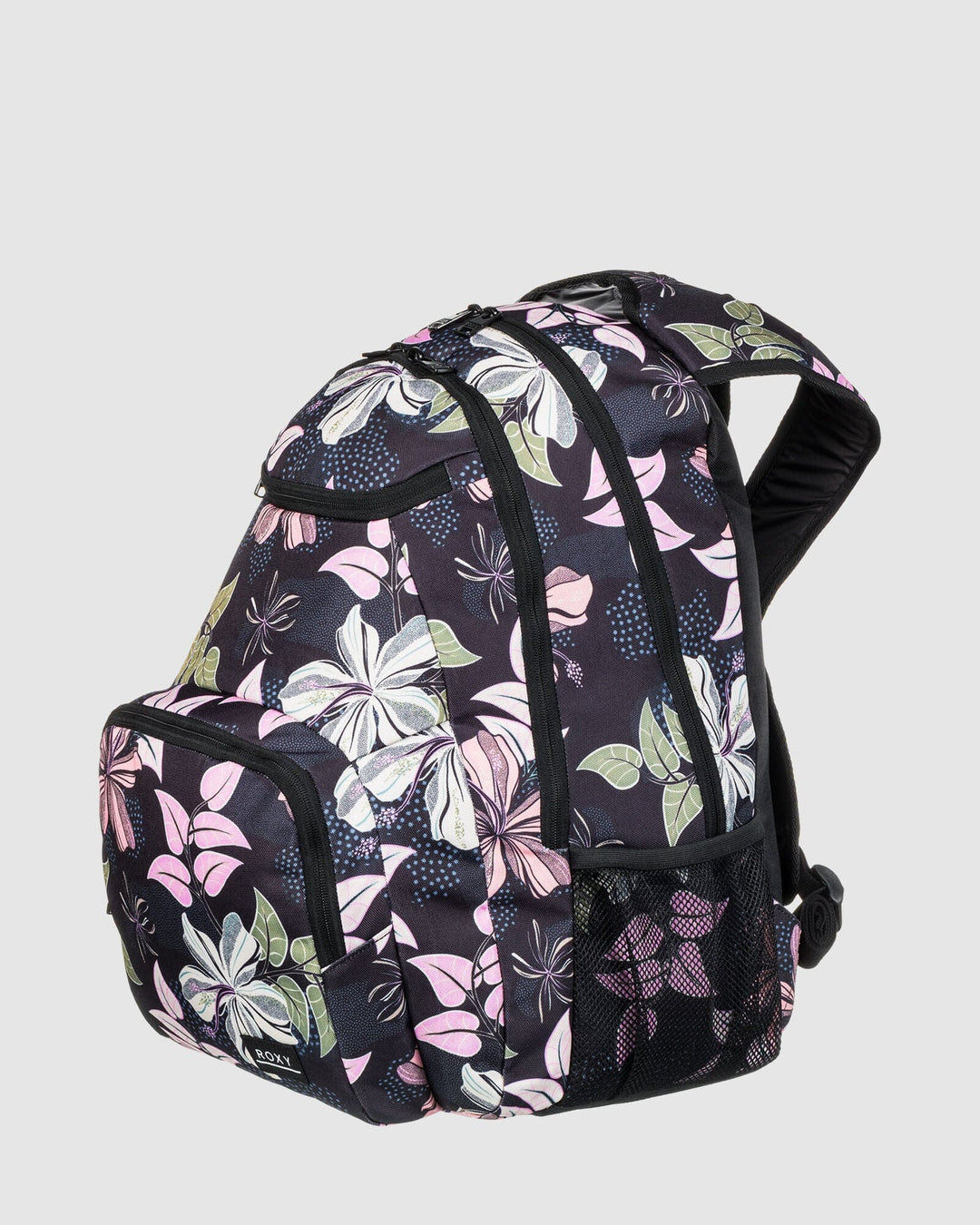 Roxy Shadow Swell Printed Backpack Anthacite Sunny Floral Swim 