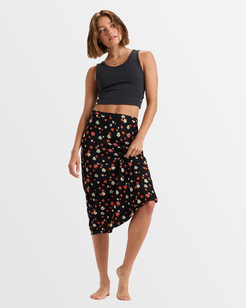 Roxy Shelly Beach Midi Skirt 