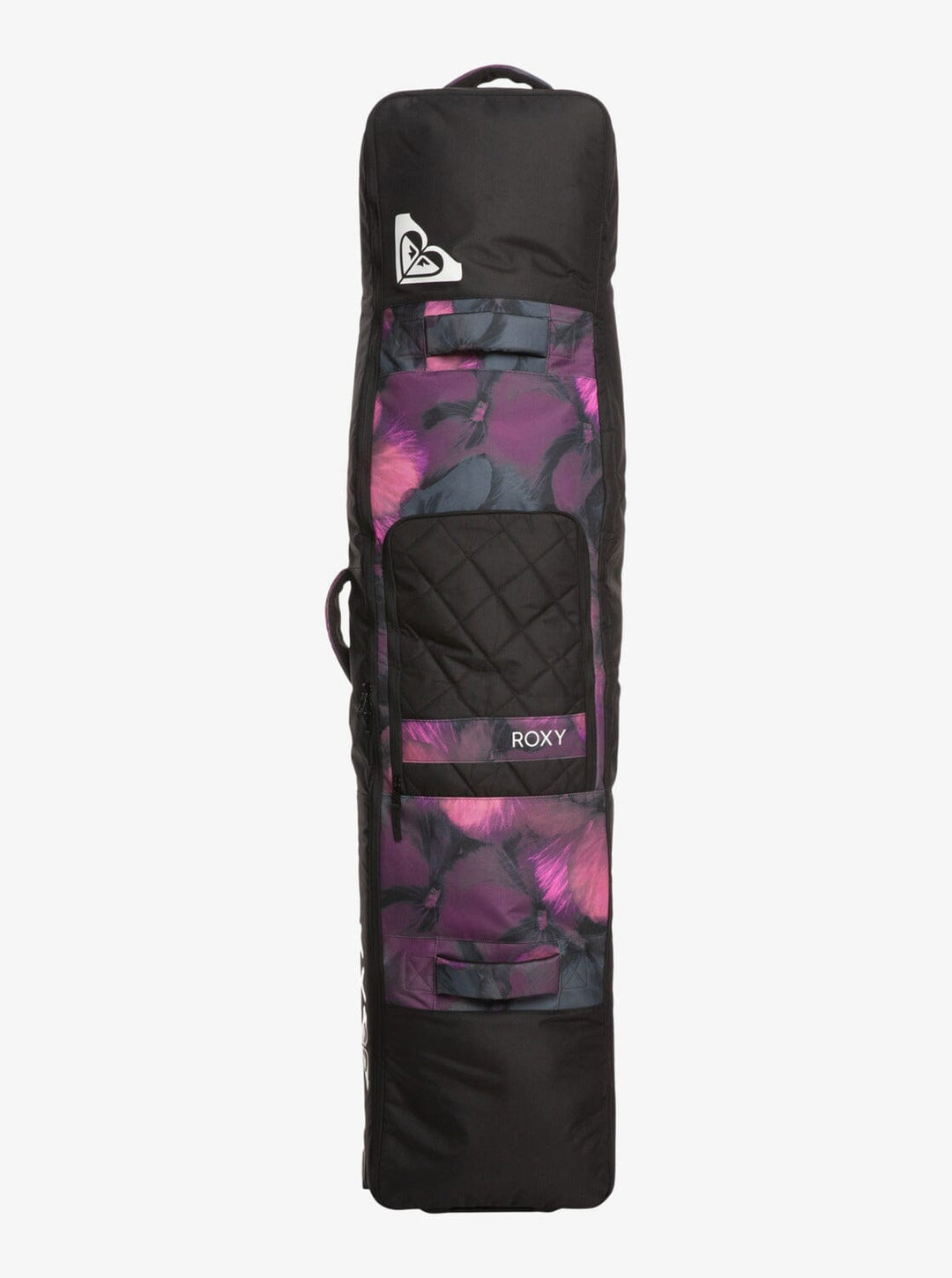 Roxy Vermont Wheelie Board Bag True Black Pansy Pansy 