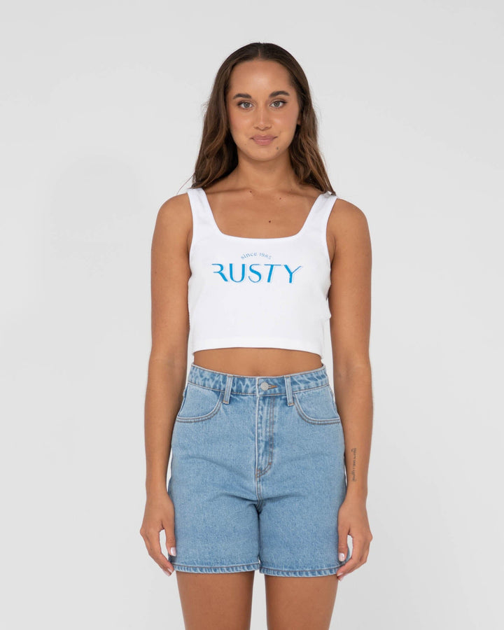 Rusty 1985 Baby Graphic Tank Top 