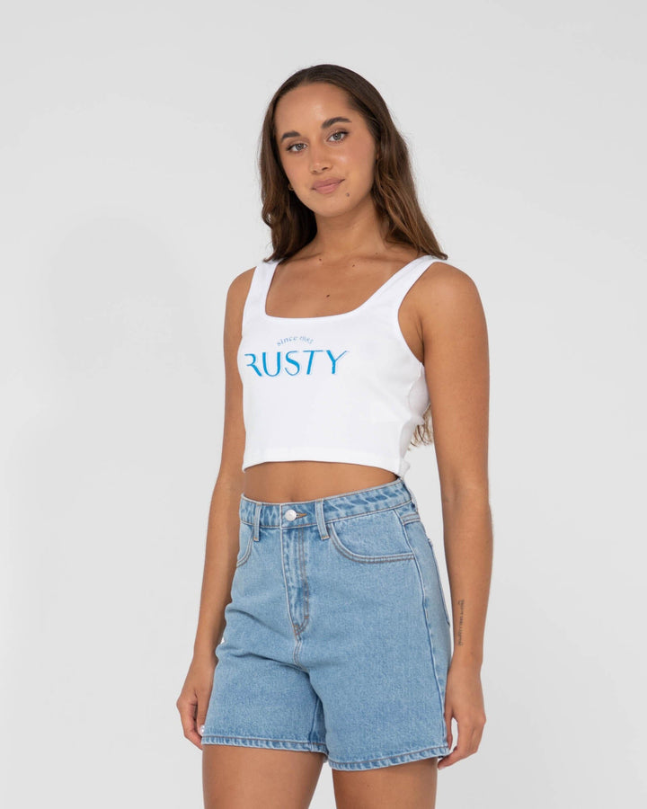Rusty 1985 Baby Graphic Tank Top 