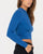 Rusty Amelia Cropped Long Sleeve Knit Top 