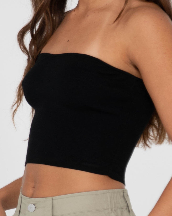 Rusty Amelia Strapless Knit Top 