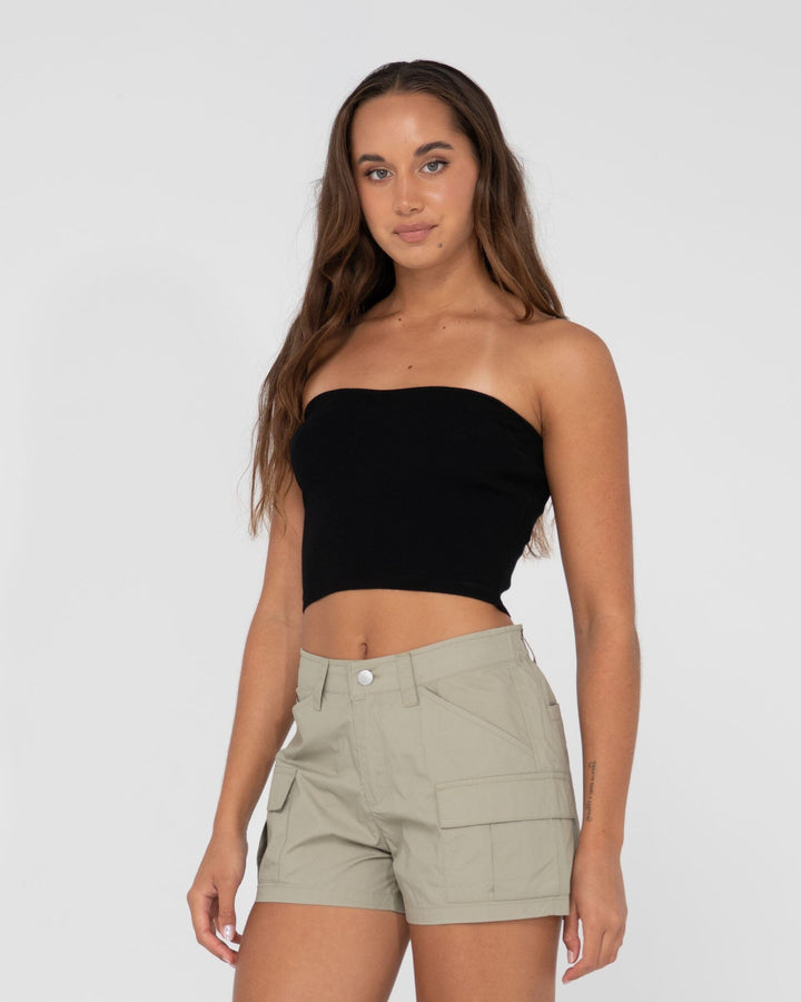 Rusty Amelia Strapless Knit Top 