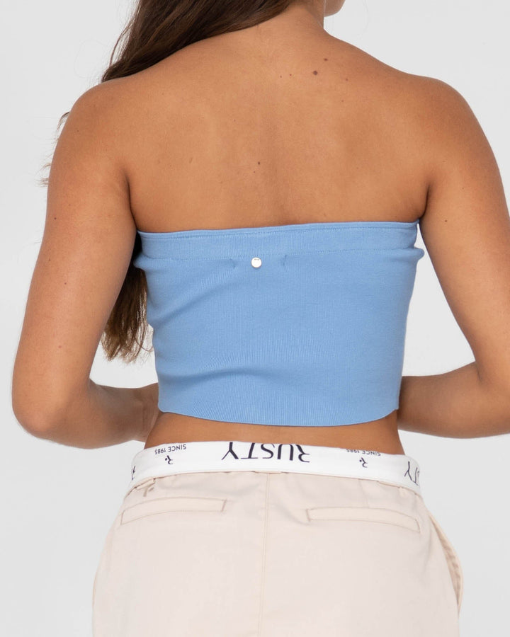 Rusty Amelia Strapless Knit Top 