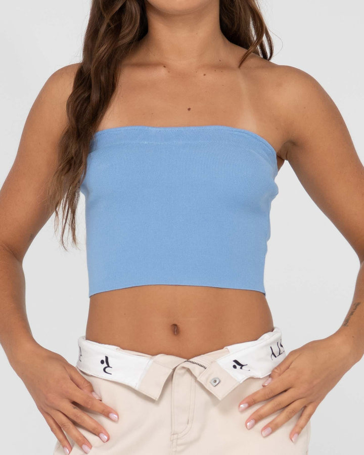 Rusty Amelia Strapless Knit Top 