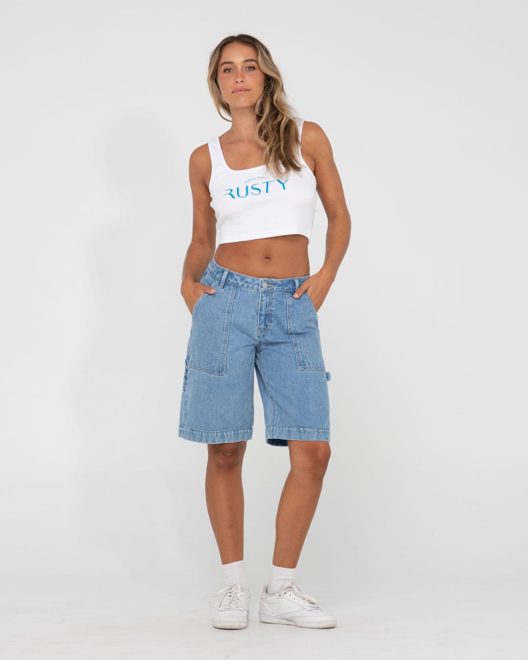 Rusty Billie Low Rise Carpenter Jorts 