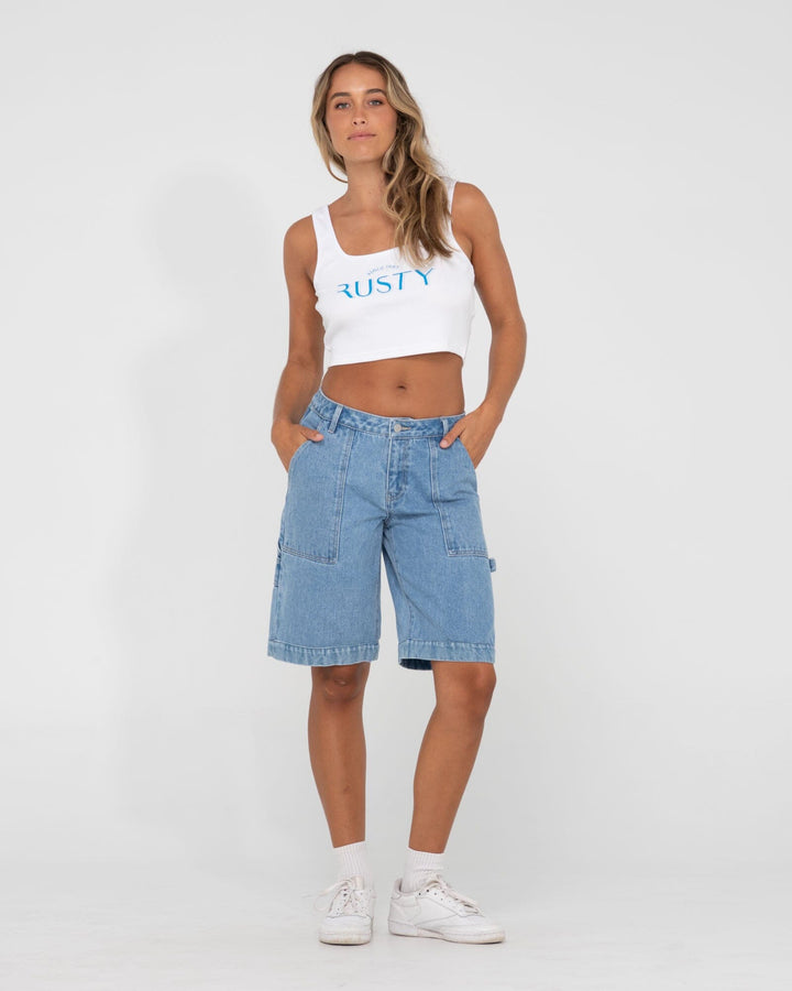 Rusty Billie Low Rise Carpenter Jorts 