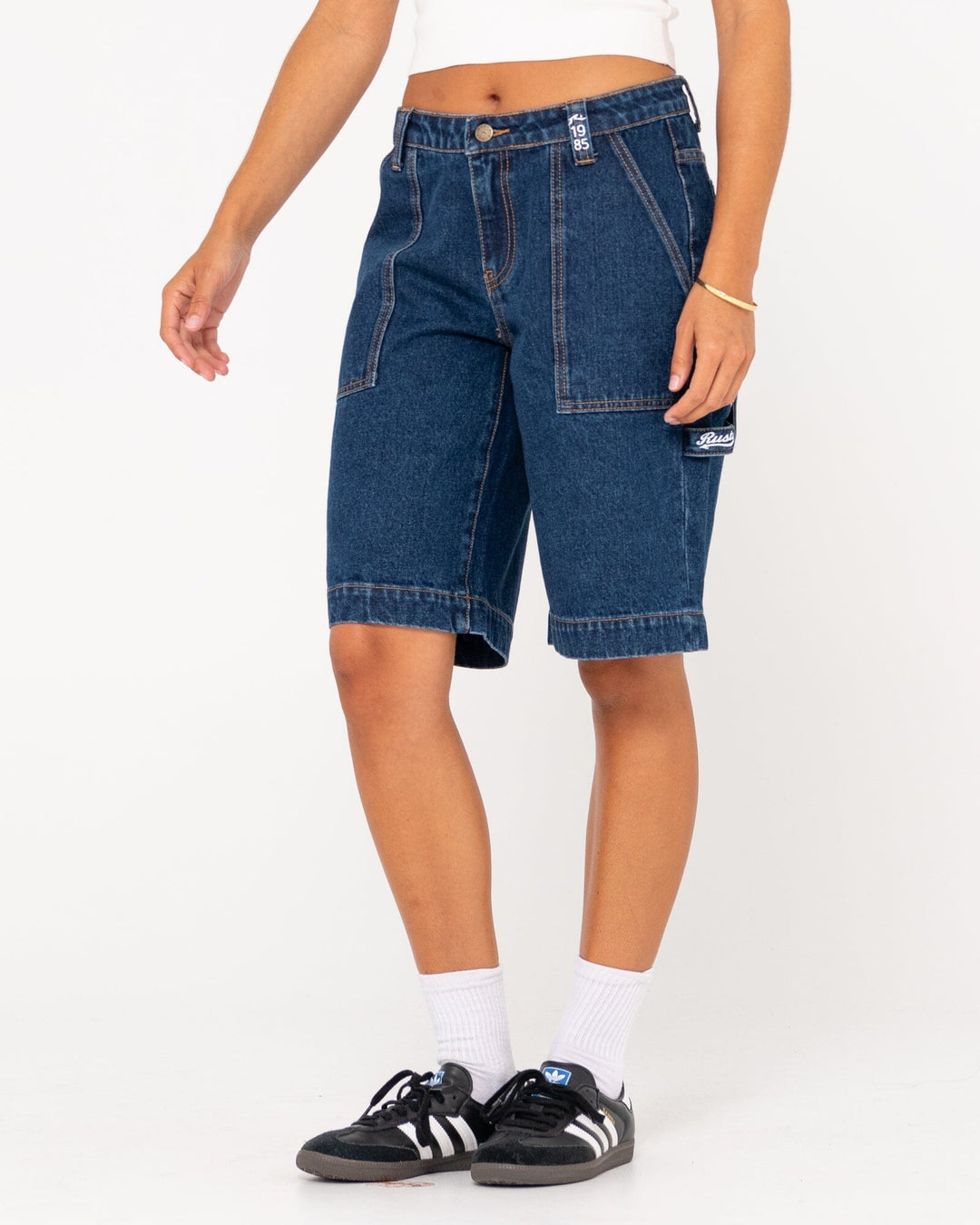 Rusty Billie Low Rise Carpenter Jorts 