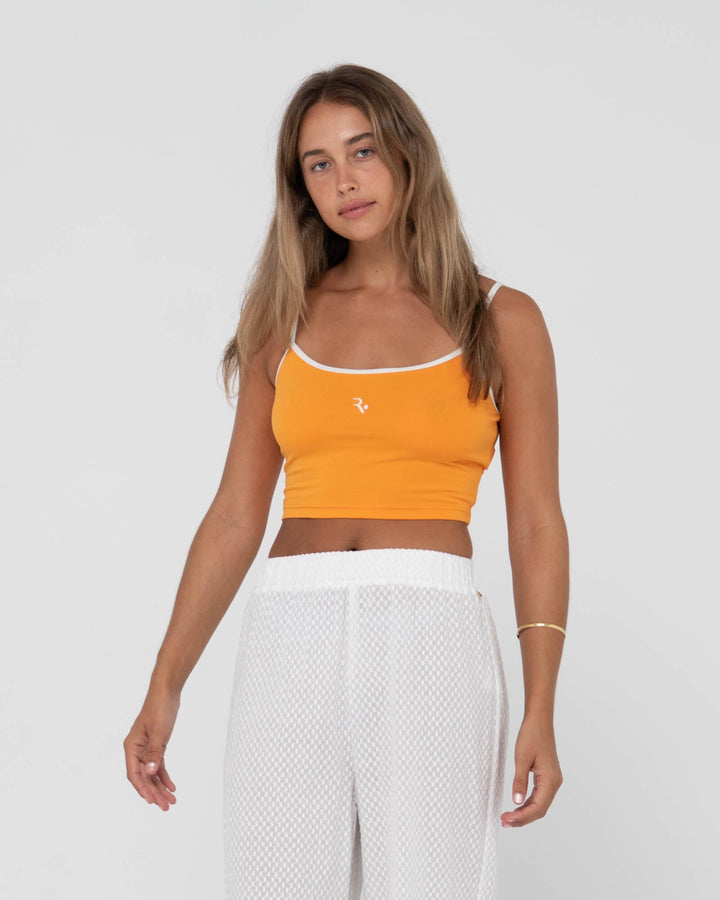 Rusty Charlie Retro Contrast Tank Top 