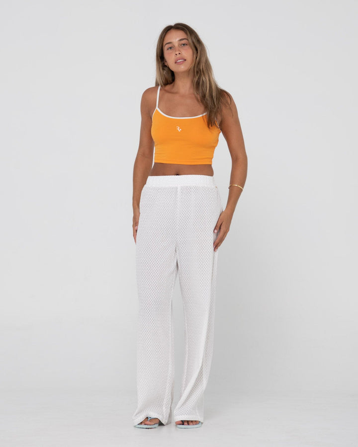 Rusty Charlie Retro Contrast Tank Top 