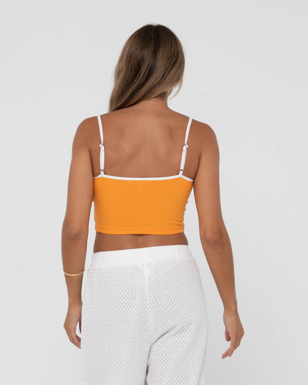 Rusty Charlie Retro Contrast Tank Top 