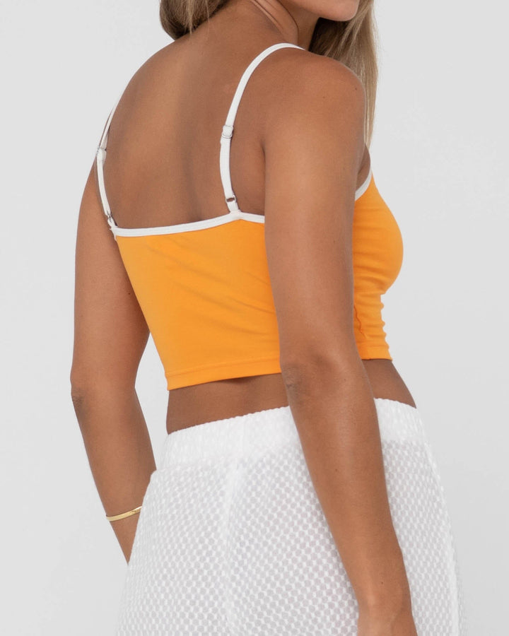 Rusty Charlie Retro Contrast Tank Top 