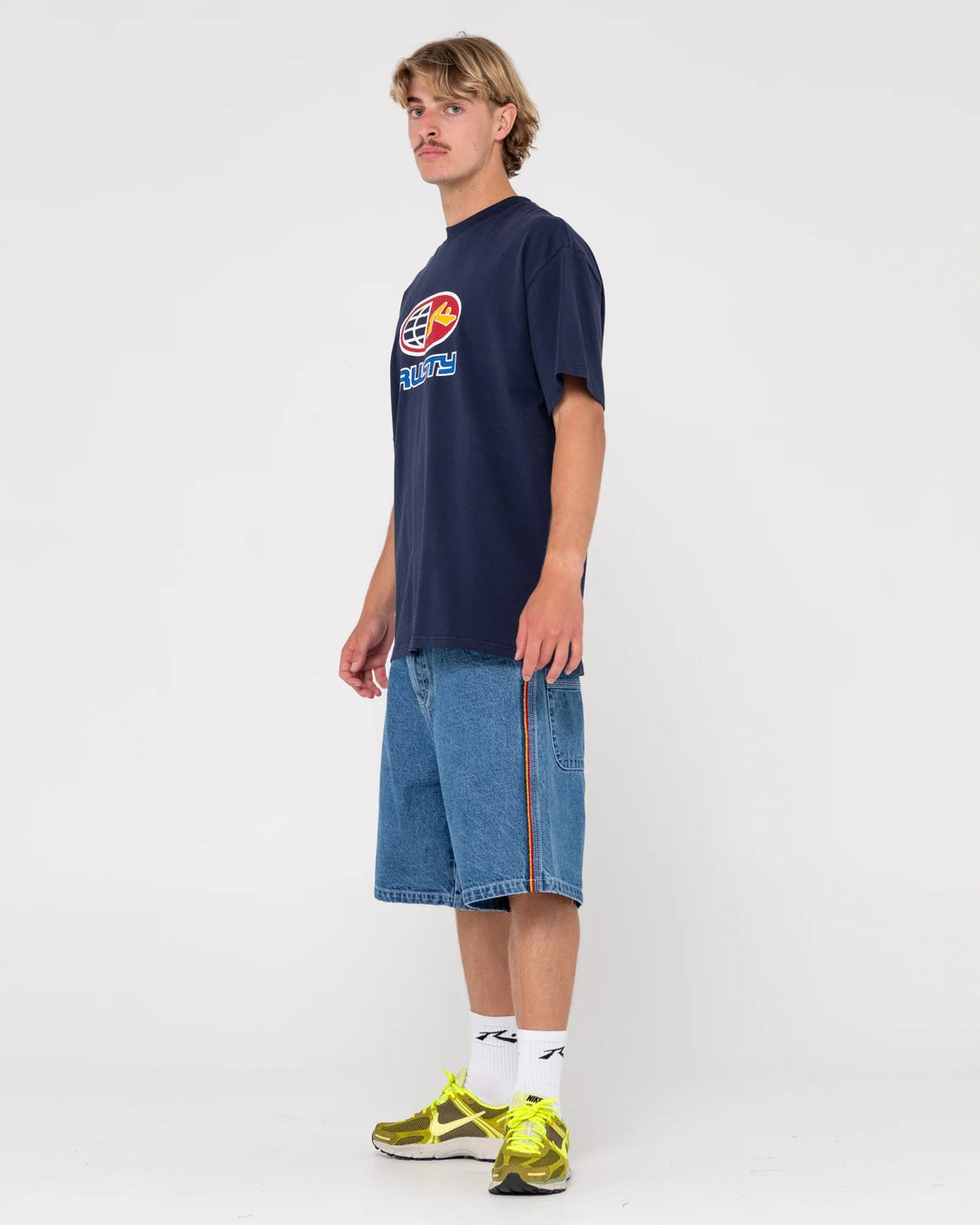 Rusty Coach Carter Relaxed Fit Heavy Graphic T-Shirt 