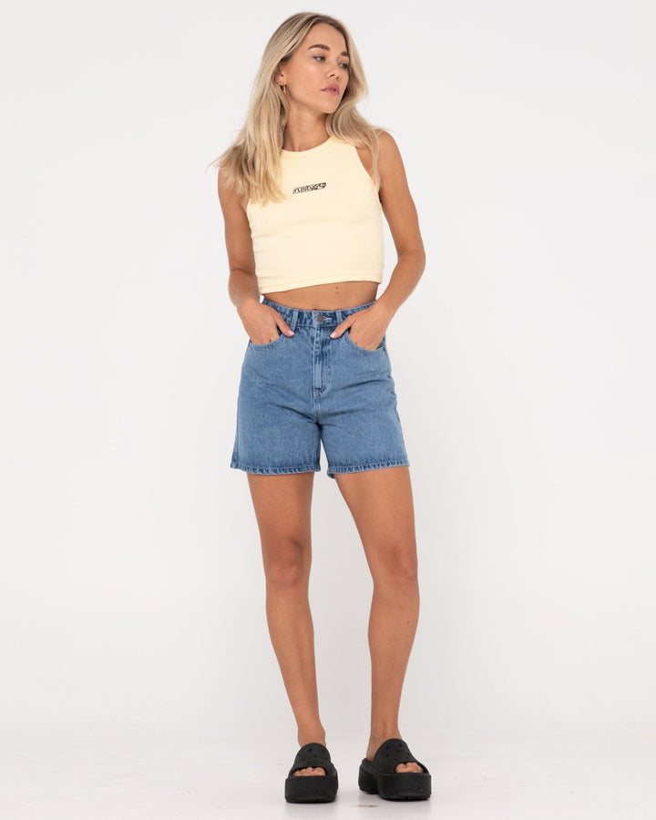 Rusty Contrast Racer Tank 