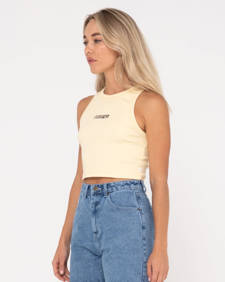 Rusty Contrast Racer Tank 