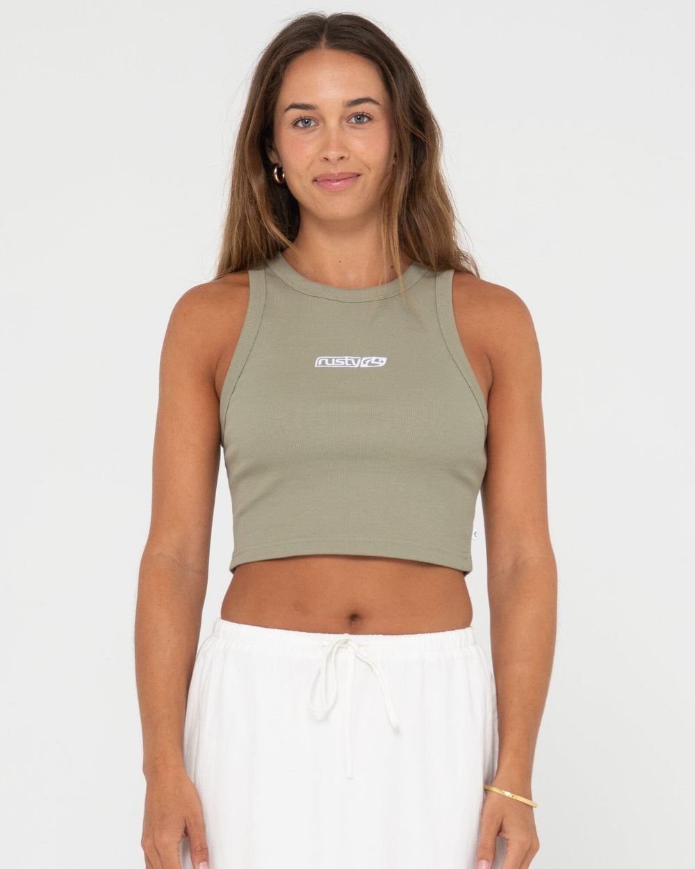Rusty Contrast Racer Tank 