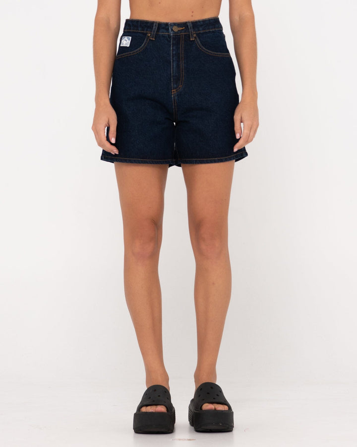 Rusty Cyprus High Denim Shorts 