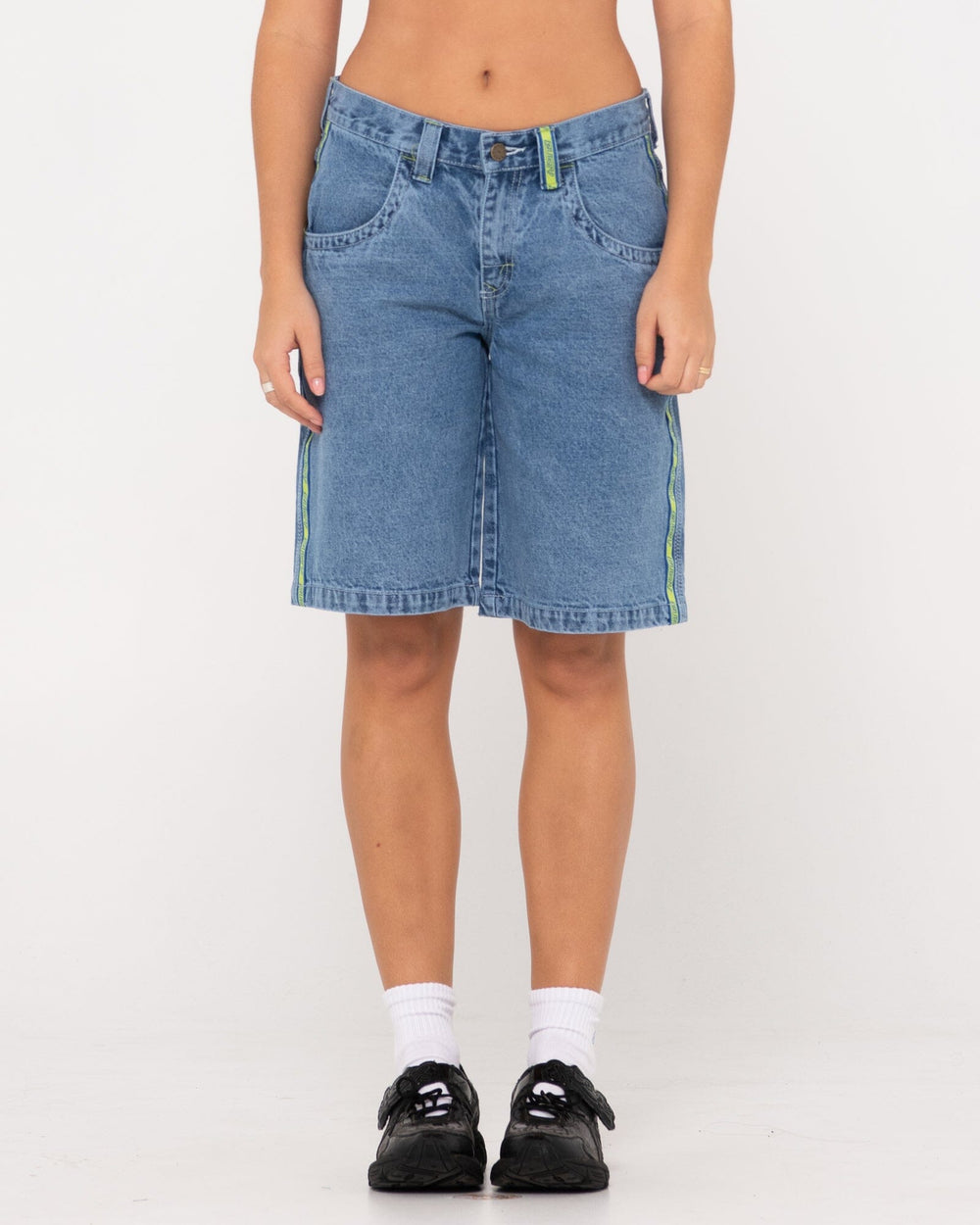 Rusty Flip Mommy Low Rise Baggy Jorts 