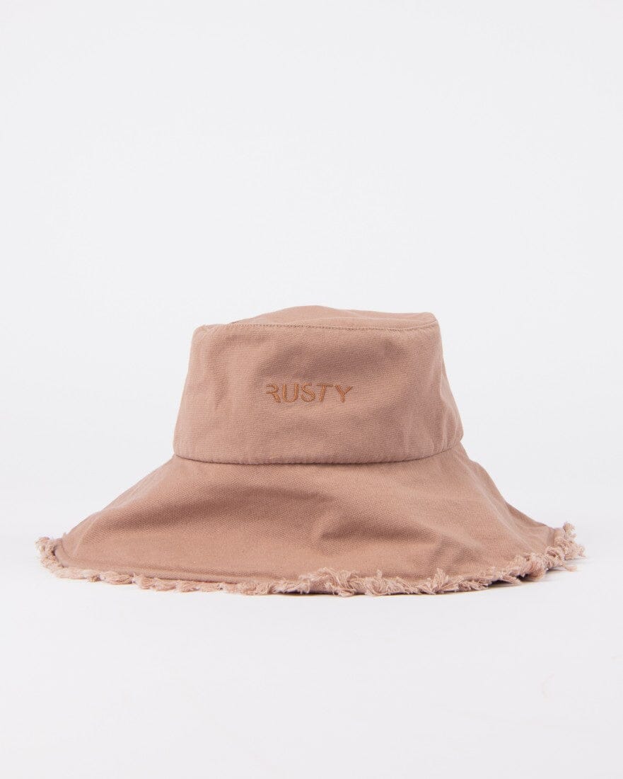 Rusty Gleam Organic Bucket Hat Taupe S / M 