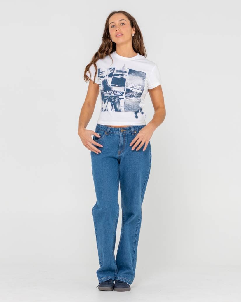 Rusty Greetings 2.0 Skimmer Baby Tee 