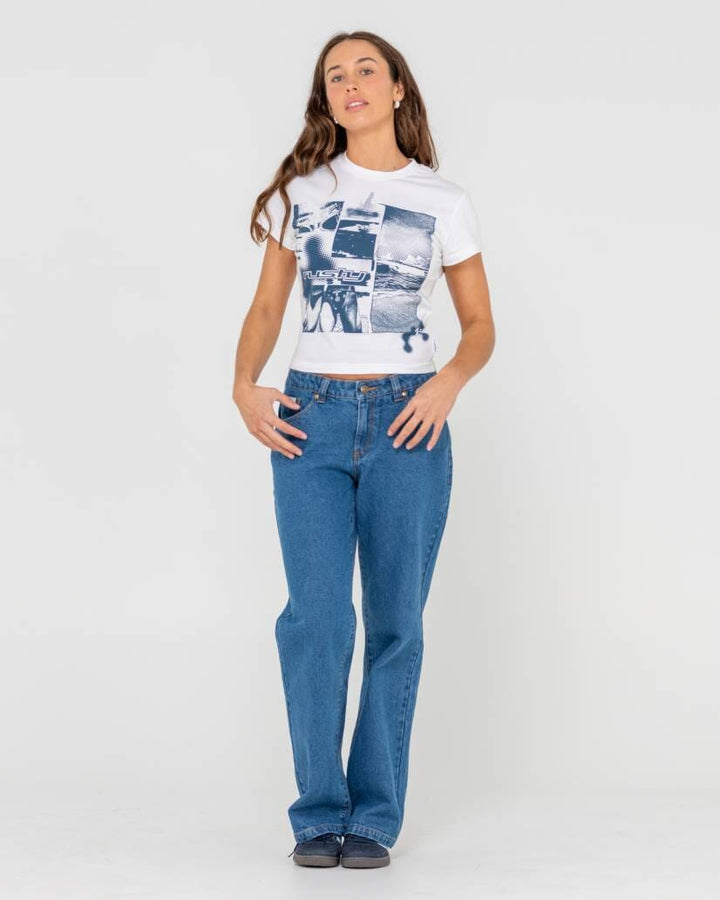 Rusty Greetings 2.0 Skimmer Baby Tee 