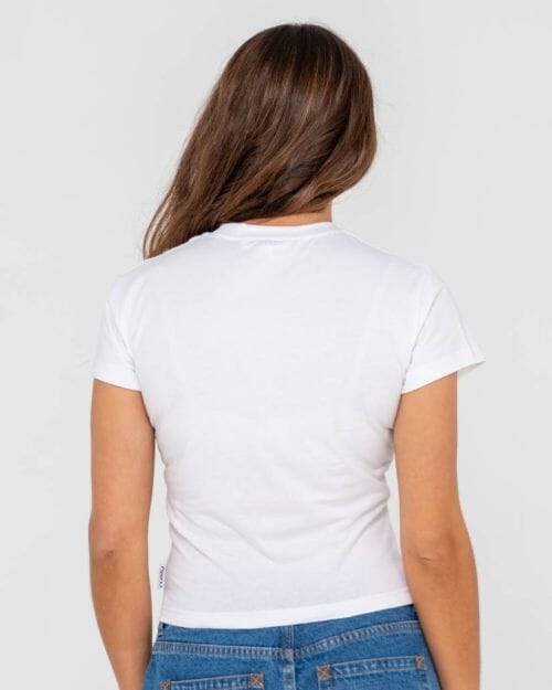 Rusty Greetings 2.0 Skimmer Baby Tee 