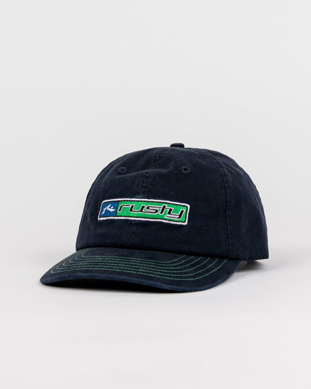 Rusty Hi Vis Six Panel Snapback Cap 