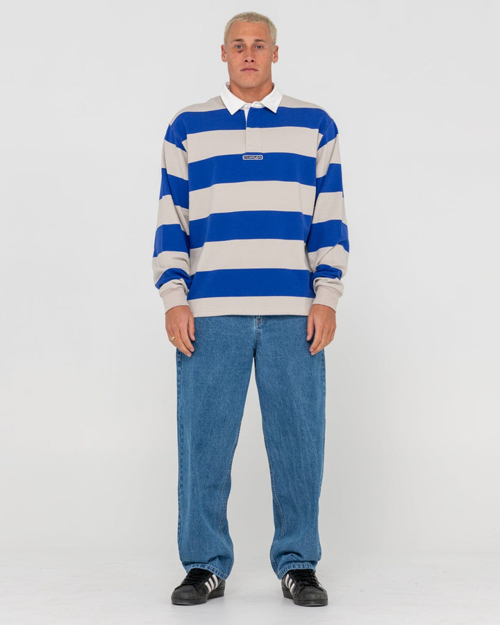 Rusty Long Sleeve Rugby Shirt 