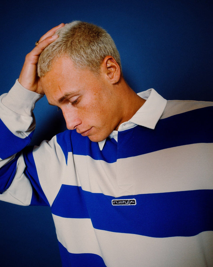 Rusty Long Sleeve Rugby Shirt 
