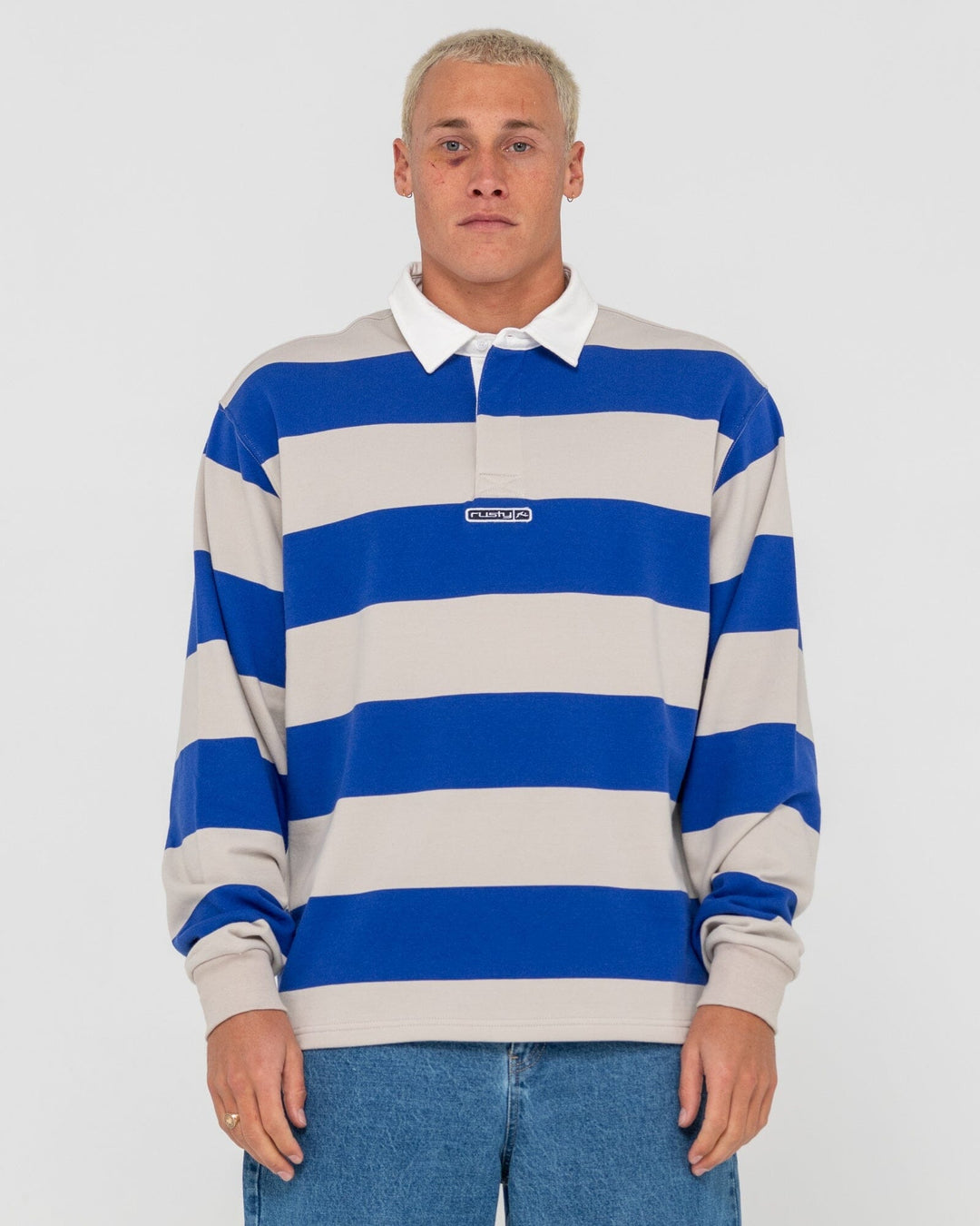 Rusty Long Sleeve Rugby Shirt 