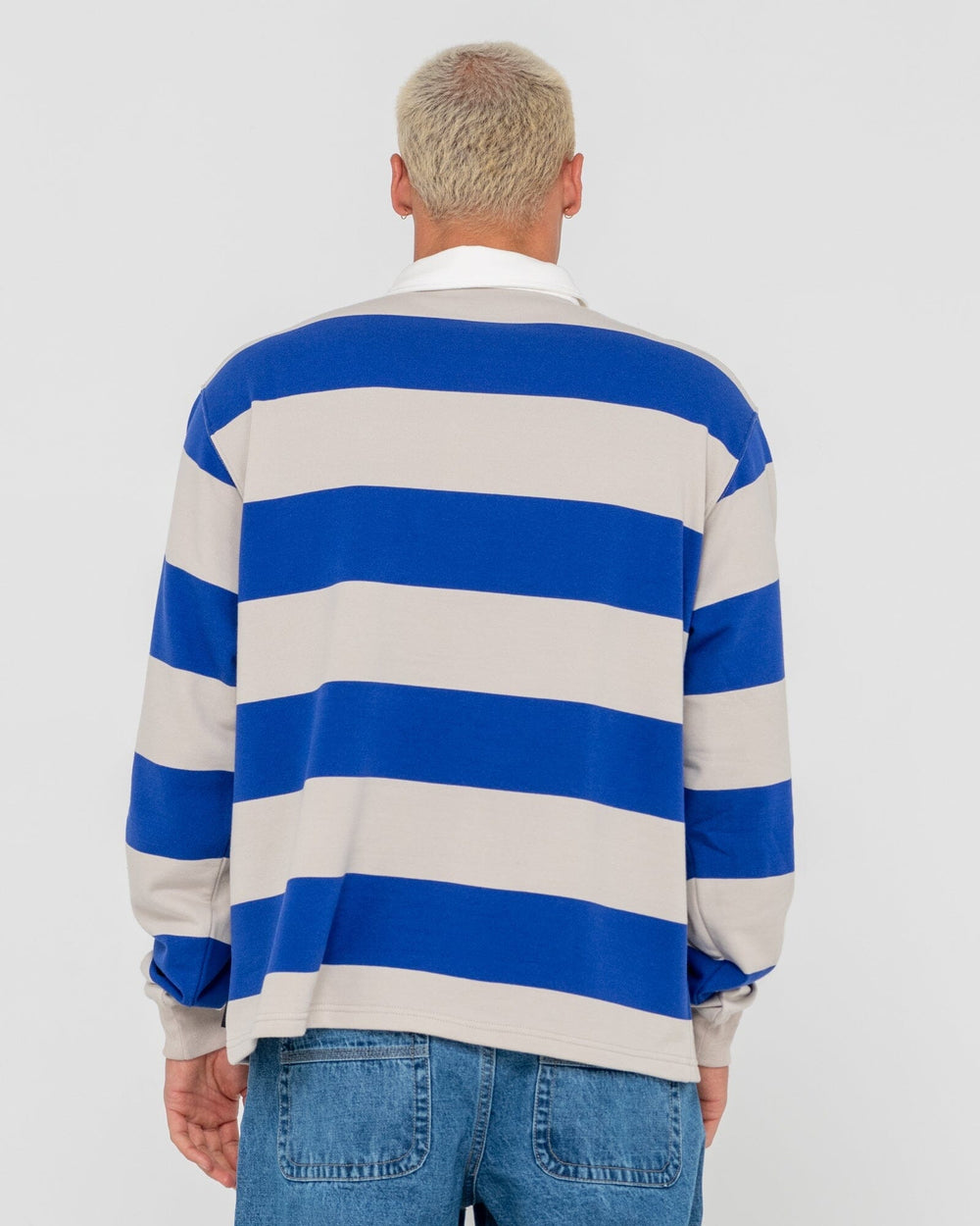 Rusty Long Sleeve Rugby Shirt 