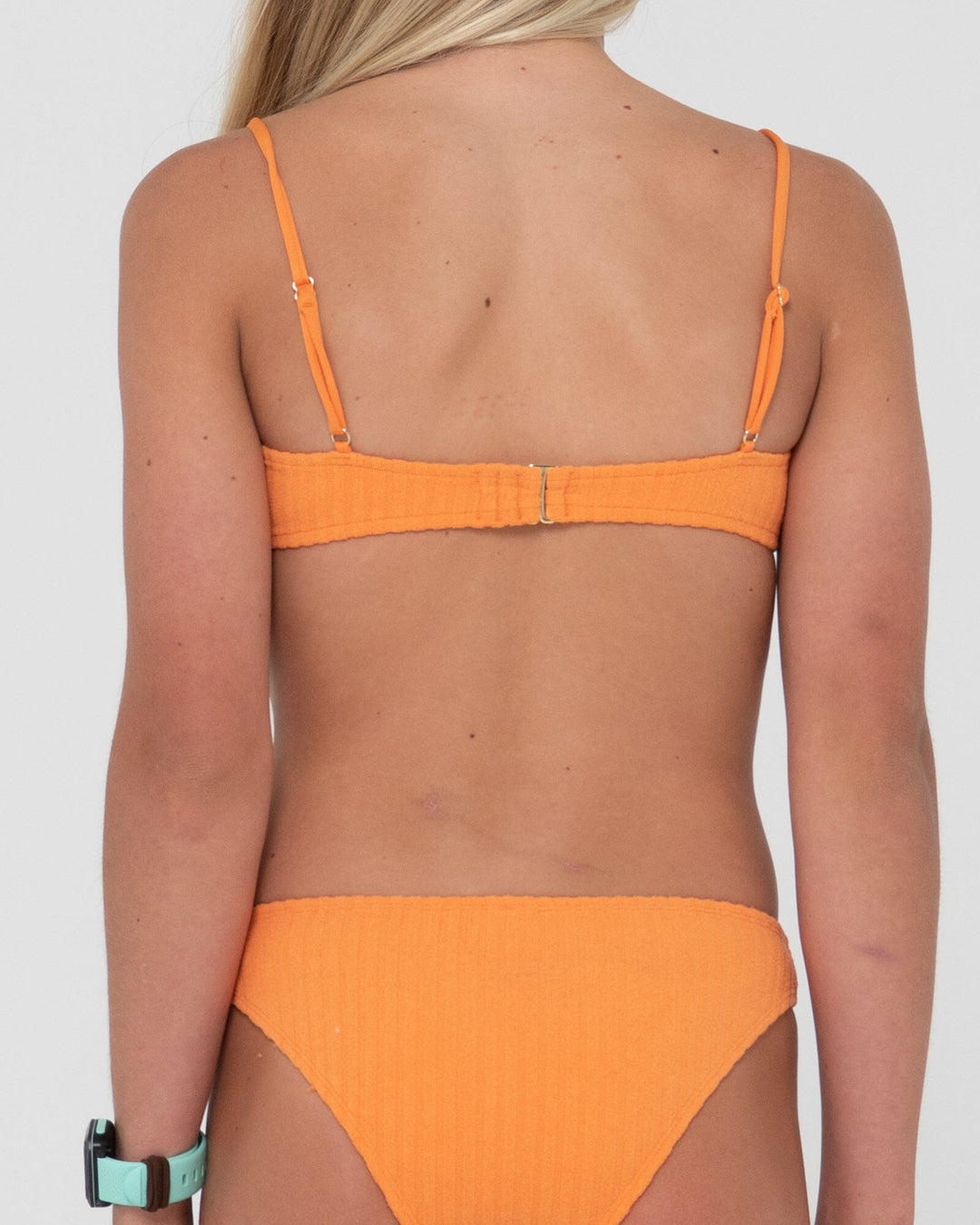 Rusty Lucky Rib Towelling Youth Bikini Set 