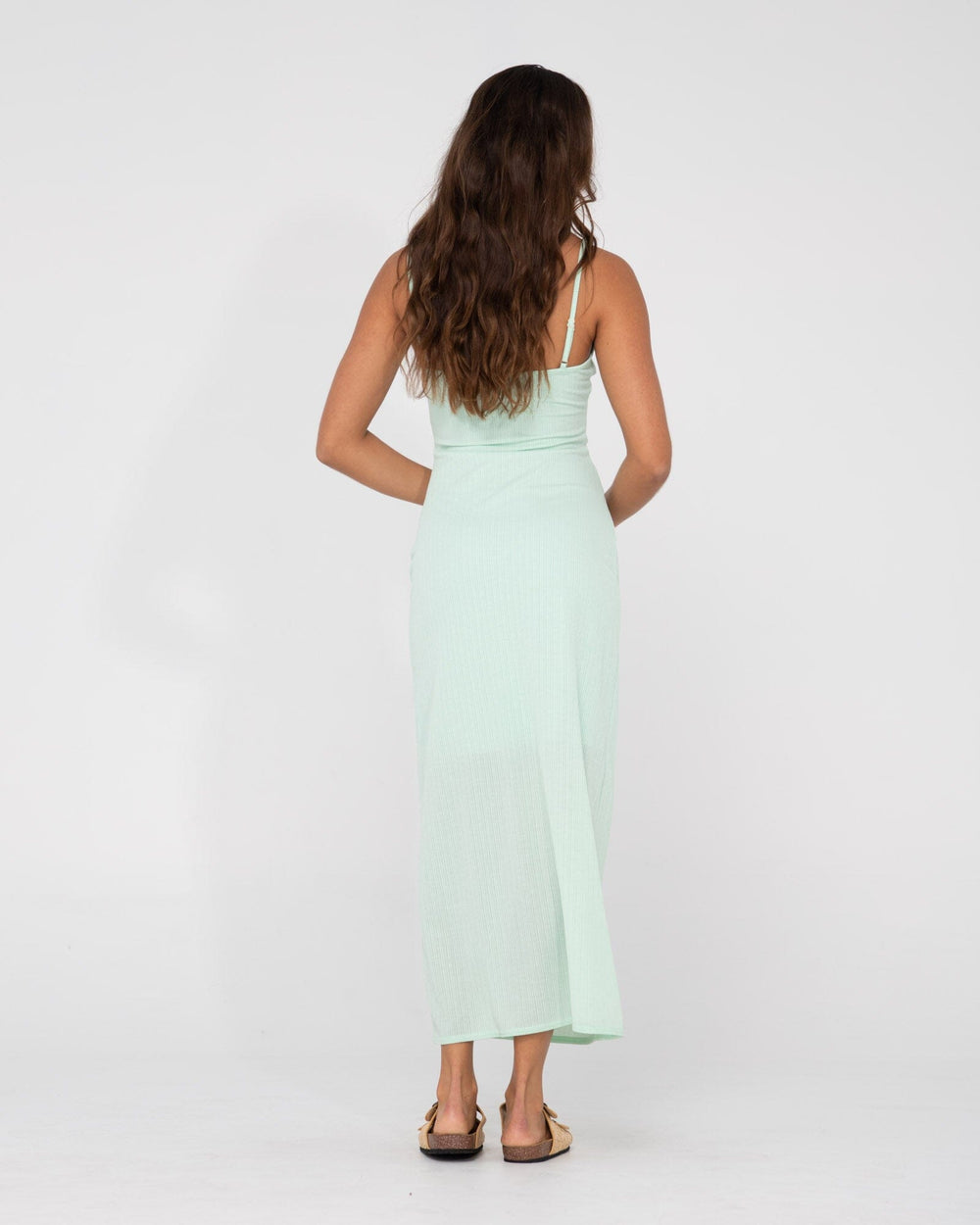 Rusty Lucy Cut Out Midi Slip Dress 