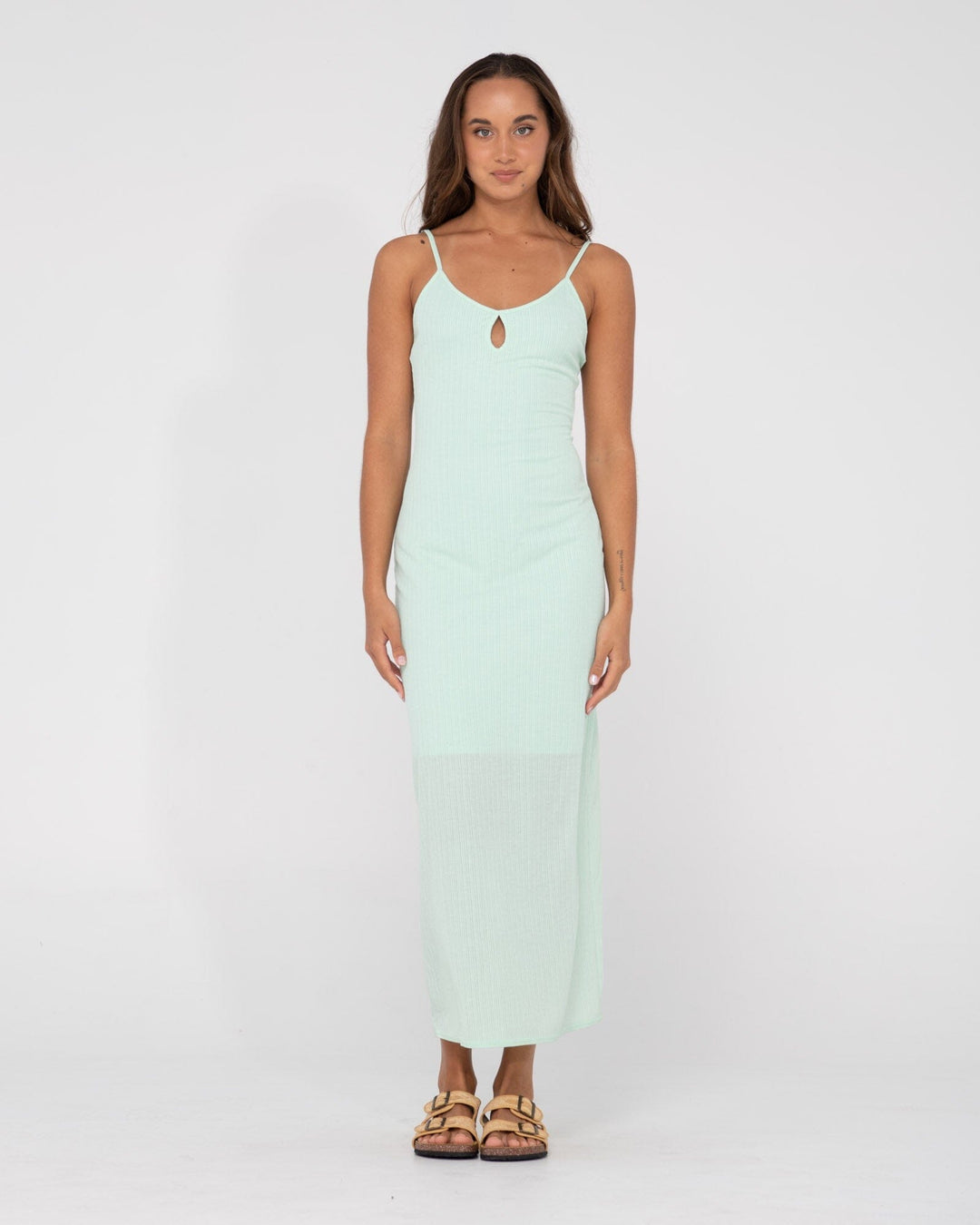 Rusty Lucy Cut Out Midi Slip Dress 
