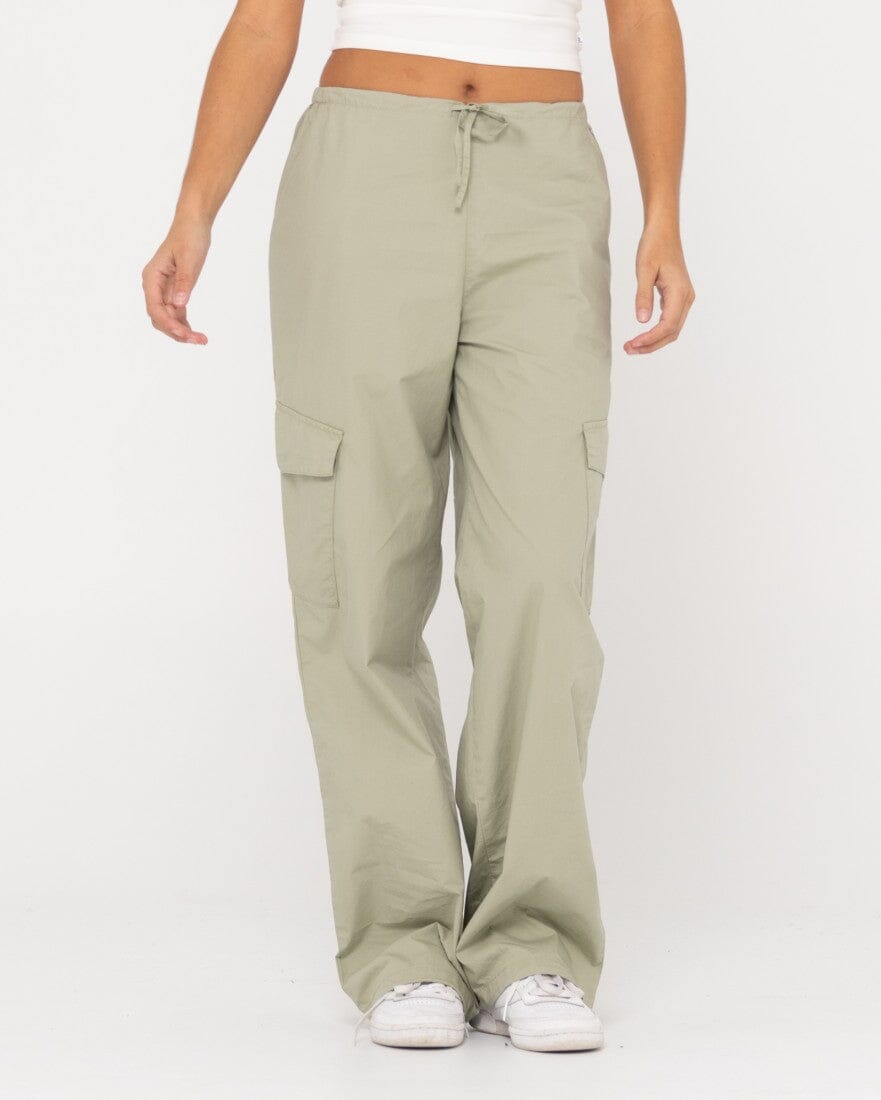 Rusty Milly Cargo Pant Faded Pistachio 8 
