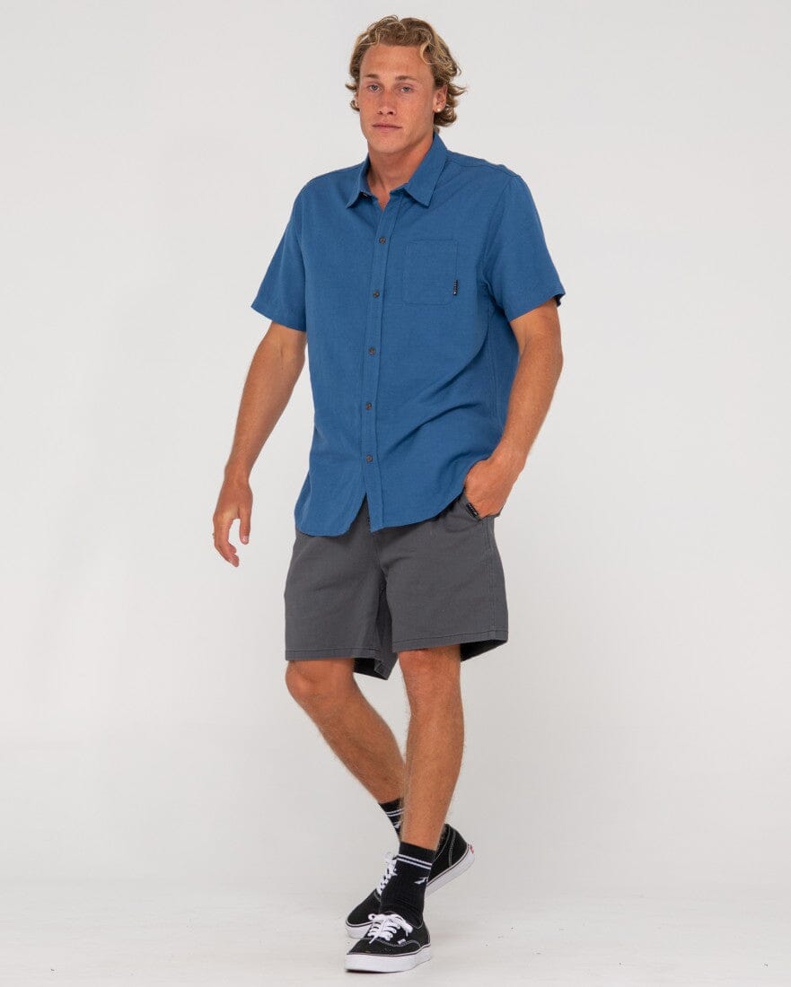 Rusty Overtone Linen Shirt 