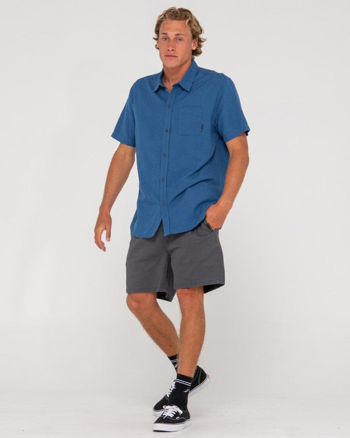 Rusty Overtone Linen Shirt 
