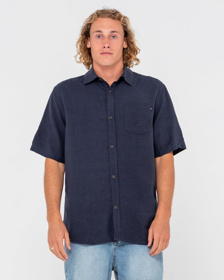 Rusty Overtone Linen Shirt 