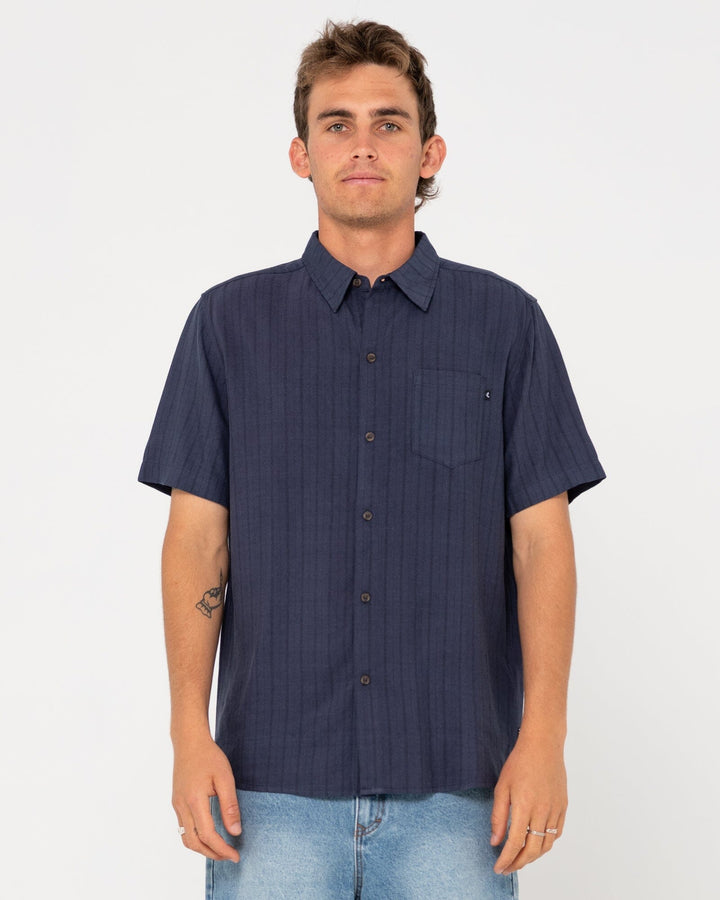 Rusty Pinstripe Relaxed Fit Shirt 