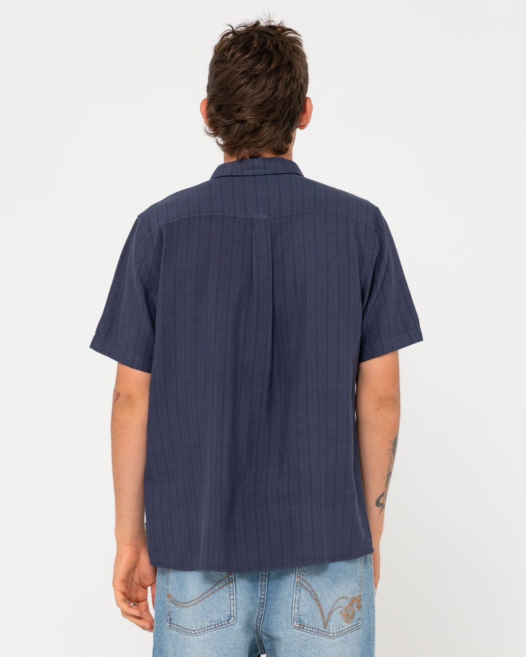 Rusty Pinstripe Relaxed Fit Shirt 